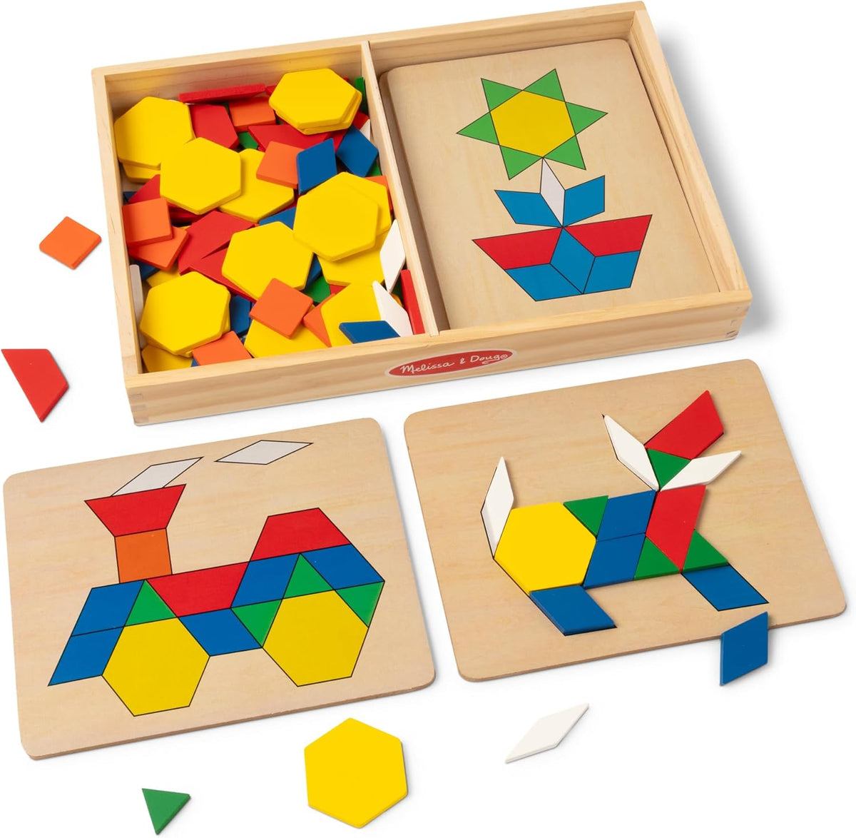 Wooden Pattern Block Set(副本)(副本)