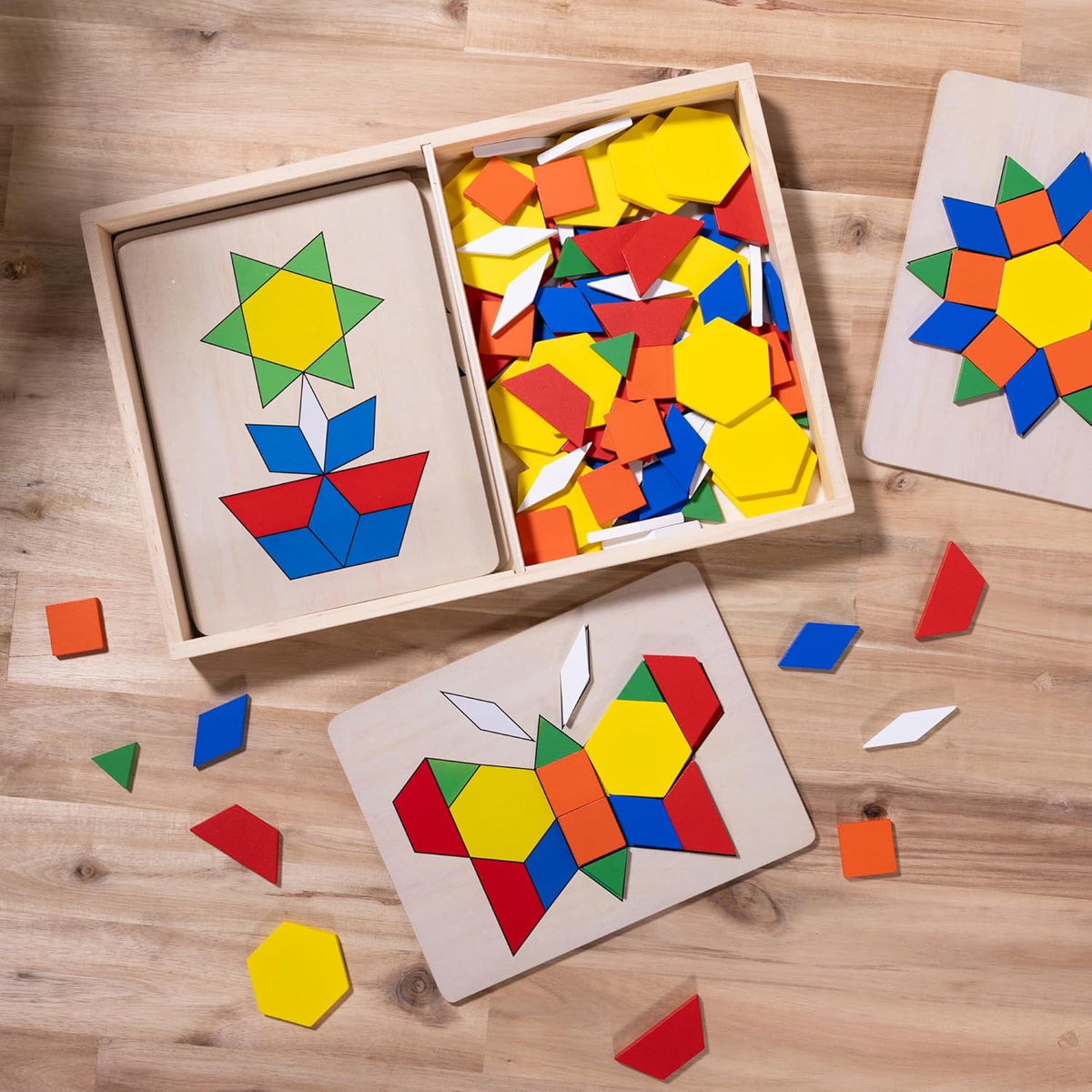 Wooden Pattern Block Set(副本)(副本)