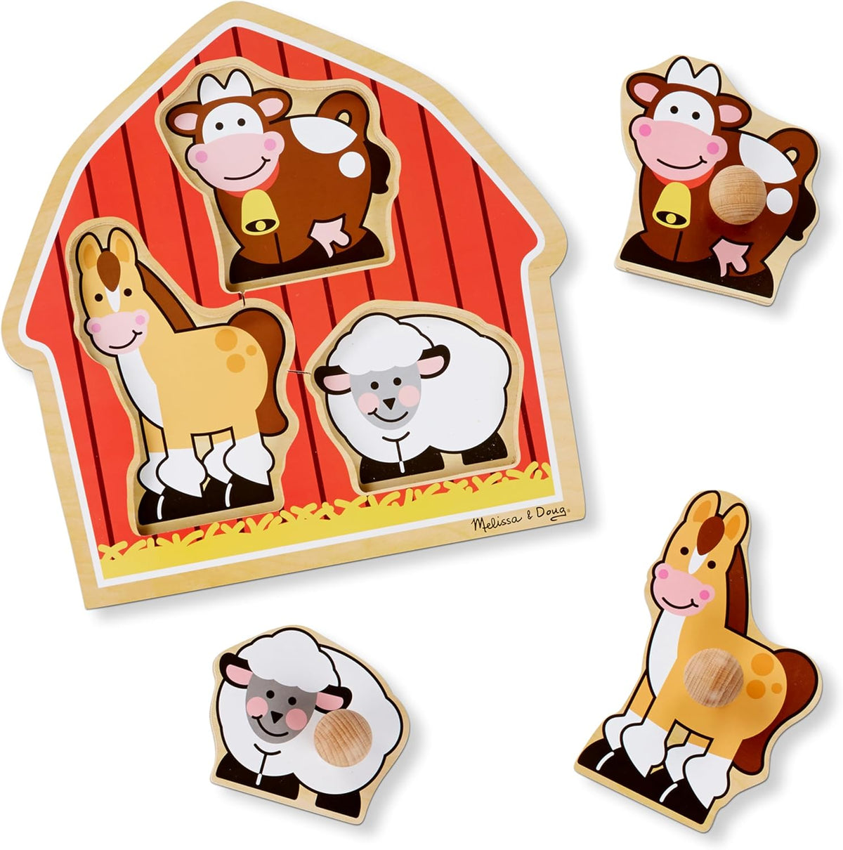 Wooden Animal Knob Puzzle(副本)